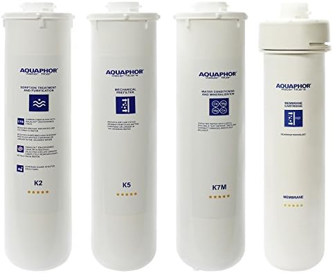 Aquaphor RO-101 Full Set of Replacement Filters K5 K2 K7M RO Membrane