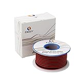 CBAZYTM 28AWG 2pin RED Black wire Hardwire 28ga Hook up Wire Cable Extension Cable 2 Wire 300V 15 Meters /49.2ft