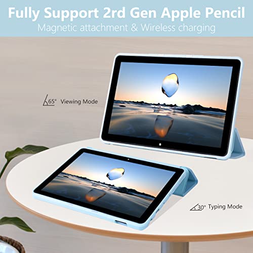 Case For All-New Amazon Kindle Fire Hd 10 Tablet & Fire Hd 10 Plus Case(11Th Generation, 2021 Release) 10.1" - Pu Leather Trifold Stand Cover Ultra Lightweight Slim Shell Stand Cover Auto Wake/Sleep #TOP3