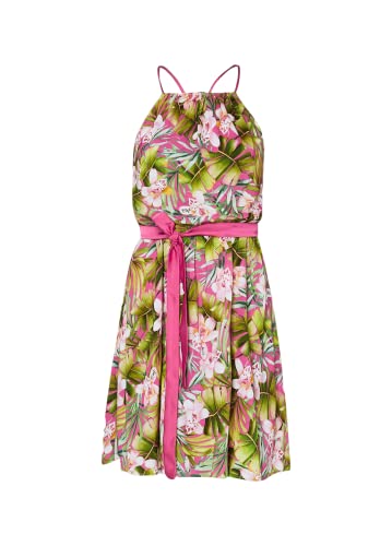 Liu Jo Blumenkleid VA3006 (M, Fuxia Jungle)