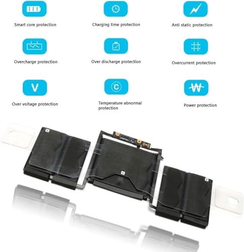 ROLADA A1819 Laptop Battery for MacBook Pro 13 Inch A1706 Laptop Battery Late 2016 Mid 2017 EMC 3071 EMC 3163 Compatible with MPXV2LL/A MPXV2LL MLH12LL MLH12LL/A Battery A1706 A1819 Battery 49.2Wh