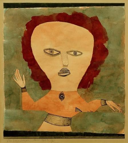 Peinture Poster Affiche Paul Klee graffiti art mural deco maison salon 60x90cm