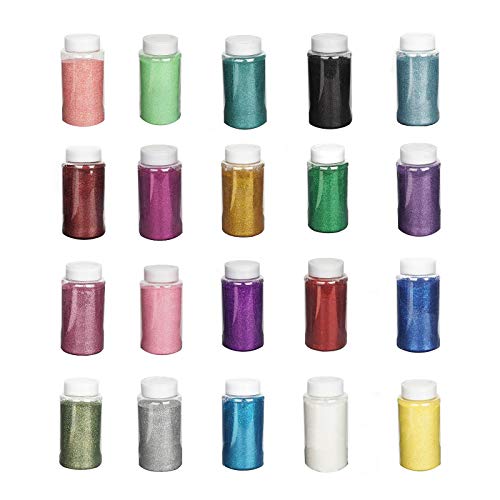 TABLECLOTHSFACTORY 1 Pound Gold DIY Art & Craft Glitter Extra Fine with Shaker Bottle for Wedding Party Event Table Centerpieces Decor