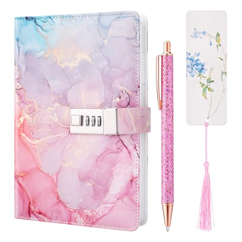 Candcamp Pink Secret Diary with Lock for Kids