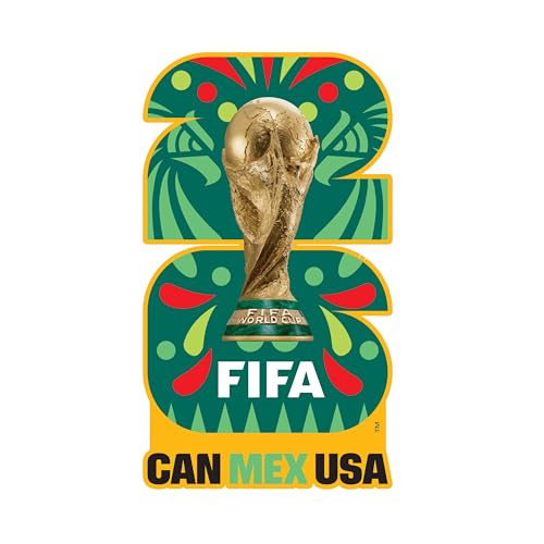 Image of FIFA World Cup Tournament Logo Magnet - Officially Licensed FIFA World Cup Magnet - Vibrant Host City Design - Durable Strong Hold - Perfect for Fridges, Lockers & Collectors