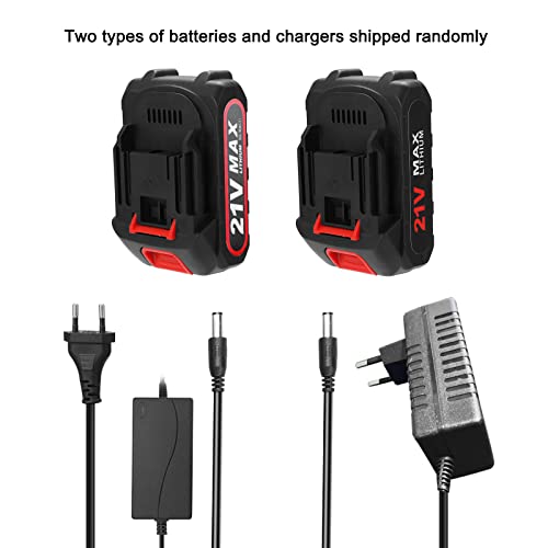 LIANGYAN Bateria de lítio 21V (duas) Serra de poda elétrica portátil Recarregável pequenas serras el