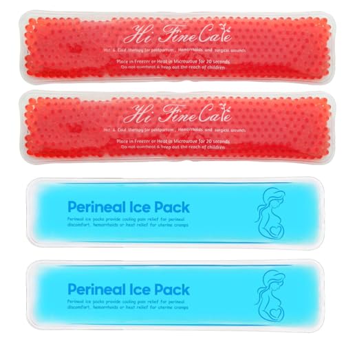 Image of Perineal Cooling Pad, Postpartum Cold Packs for Women After Pregnancy and Delivery, 2 Ice Pack and 3 Cover (Blue)