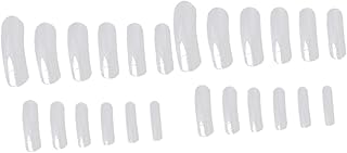 Beaupretty 480 Peças De Gel Para Unhas Unhas Postiças Unhas Falsas Moldes De Unhas Pontas De Unhas Escala Molde De Extensão De Unhas Molde De Unhas Escala Unhas Falsas De