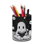 Cute Ghosts Pen Holder Pencil Cup for Desk Organizer