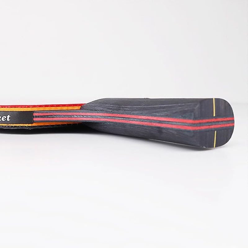 Raquetas de Tenis de Mesa de 2 Piezas, Juego de Raquetas de Tenis de Mesa Profesionales para Principiantes y Jugadores experimentados(Color:A)