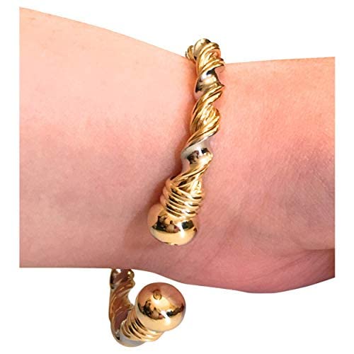 Helena Pulsera de cobre rosa con imanes para aliviar el dolor, ayuda a la artritis, reumatismo, túnel carpiano, migraña, alivio natural del dolor, pulsera magnética de salud para mujer, se envía en