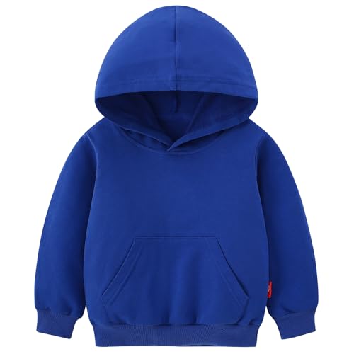 Sweat à capuche enfant idéal pour la récréation haut en coton manches longues