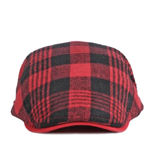 Image of Quanhaigou Unisex Denim Newsboy Hats Flat Ivy Gatsby Cabbie Driving Berets Hat Cotton Dad Cap for Men Women