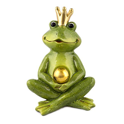 Preisvergleich Produktbild pajoma Froschkönig in Grün und goldener Kugel