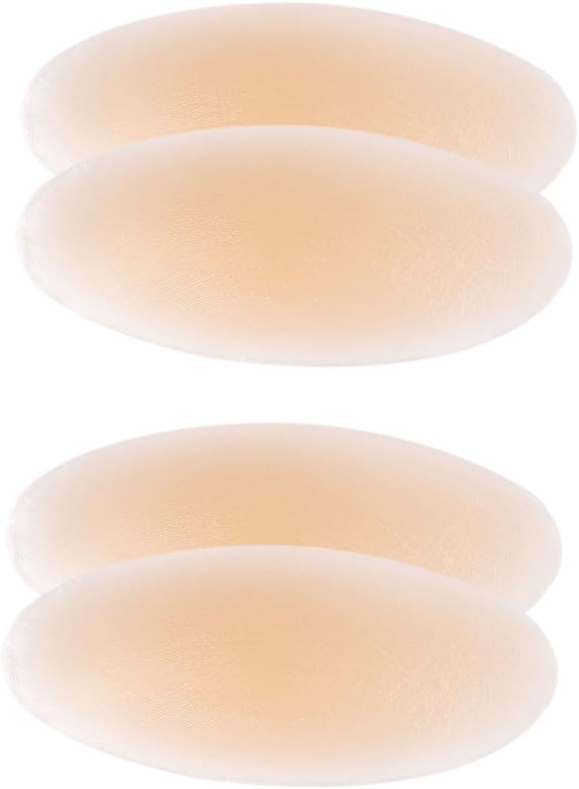 GALPADA Self-Adhesive Silicone Leg Pads Kit for Men and Women, Skin Color Soft Calf and Thigh Pads Anti-Chafing Protective Support, Invisible Leg Shape Corrector Set for Sports and Daily
