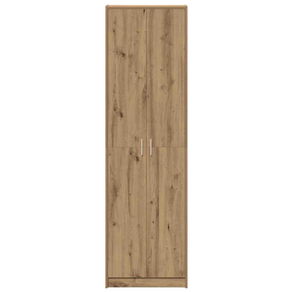 Refined Armario Roble Artesanal 55 x 25 x 189 cm Madera de ingeniería