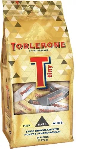 Toblerone Swiss Chocolate With Honey & Almond Nougat Mixed (Milk Dark White) Exclusivo 34 Pcs 272Gm (B0BZLRZY2D) Amazon Price History, Amazon Price Tracker