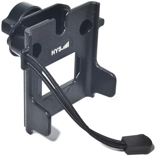 Image of HYS Mount Holder for Handheld Radio w /17mm (0.67inch) Rotate Ball Hole 2-Way Radio Mount for Motorola, Kenwood & ICOM, Heavy Duty Walkie Talkie Clamp, No Drilling