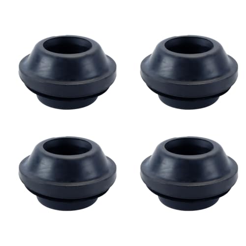 Hoite 4Pcs Rear Wiper Arm Rubber Gasket Seal 6Q6955758A Black Suitable for VW Compatible with Caddy