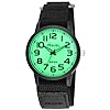 Ravel - Men's Modern Workwear Watch with Easy-Fasten Strap - Black/Glow in The Dark Dial/Black Strap #1