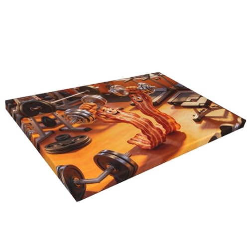 Impression sur toile Bacon Workout pour décorer votre salon moderne - 2