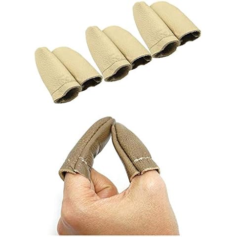 GBSTORE 3 Pairs Needle Felting Finger Protector,Finger Guards for Hand Craft Hand Sewing Cover