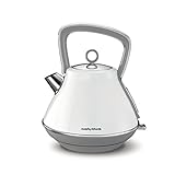 Morphy Richards Kettle Evoke Pyramid Kettle 100109 Traditioneller Wasserkocher weiß