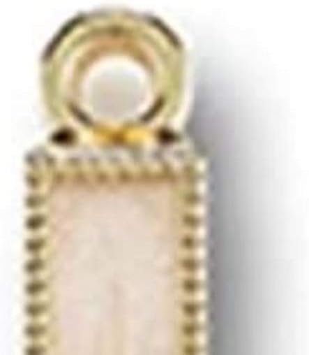 First Communion Cross Gold Plated Pewter Cross Decoration with Praying Girl Center, 7 Inches