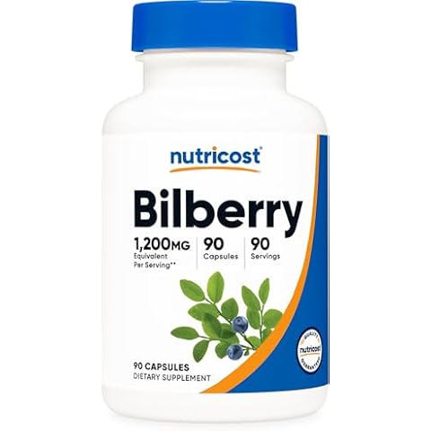 Nutricost Bilberry Capsules Cover
