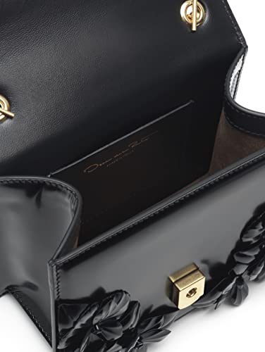 Oscar de la Renta, Floral Mini Spazzolato TRO Bag, OS — view 3