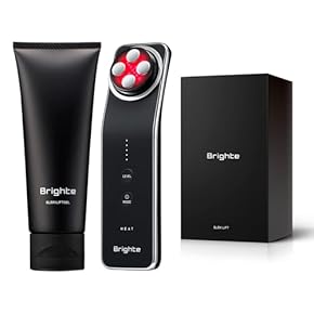 Brighte 美顔器 ブラック 充電ケーブル・取扱説明書・化粧水付き