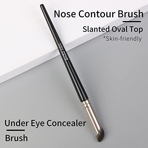ENZO KEN Angled Concealer Brush Under Eye, Concealer Brush, Small Nose Contour Brushes, Nose Brush Contour - Image 2
