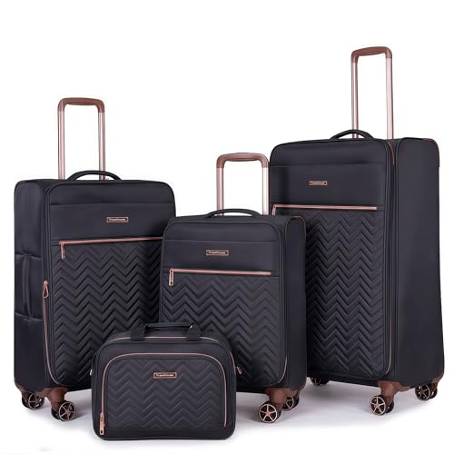 Travelhouse 3-Piece Softside Luggage Set with Spinner Wheels