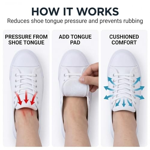 7 pares de plantillas de fieltro para lengua de zapatos talla XL miniatura 3