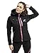 Produktbild RevolutionRace Hiball Jacket für Damen, Atmungsaktive und Wasserabweisende Jacke für alle Outdoor-Aktivitäten, Jet Black, M