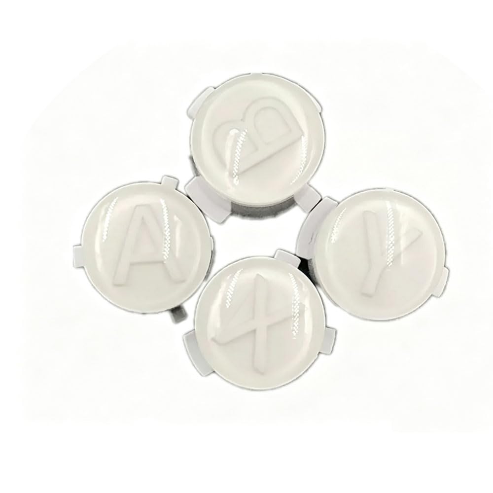 Replacement ABXY Button Kit for Xbox One Slim/Elite & Series X/S,white