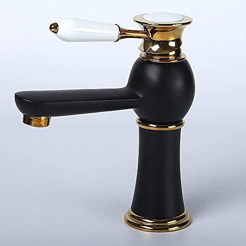 Robinet de lavabo anti-éclaboussure en bronze mitigeur eau chaude froide
