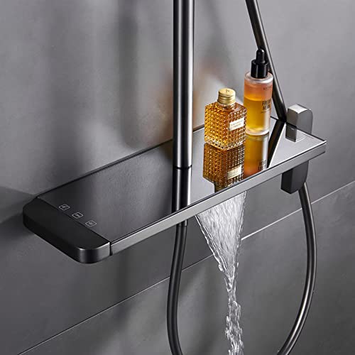 Ensemble de robinet de douche effet pluie 10" avec douchette à main - 5