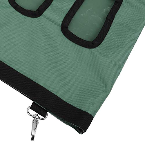 Hooivoeder voor Konijnen, Larege Viergats Oxford-Stof Voerbak voor Cavia's, Hangende Waterdichte Konijnenhooivoeder, Opbergtas voor Kleine Dieren Hay Feeder, Chinchilla Hooihouder Mess Free - Afbeelding 8