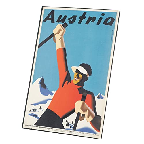 Affiche Ski Autriche Vintage 30x45 : Rompez la Monotonie de Vos Murs