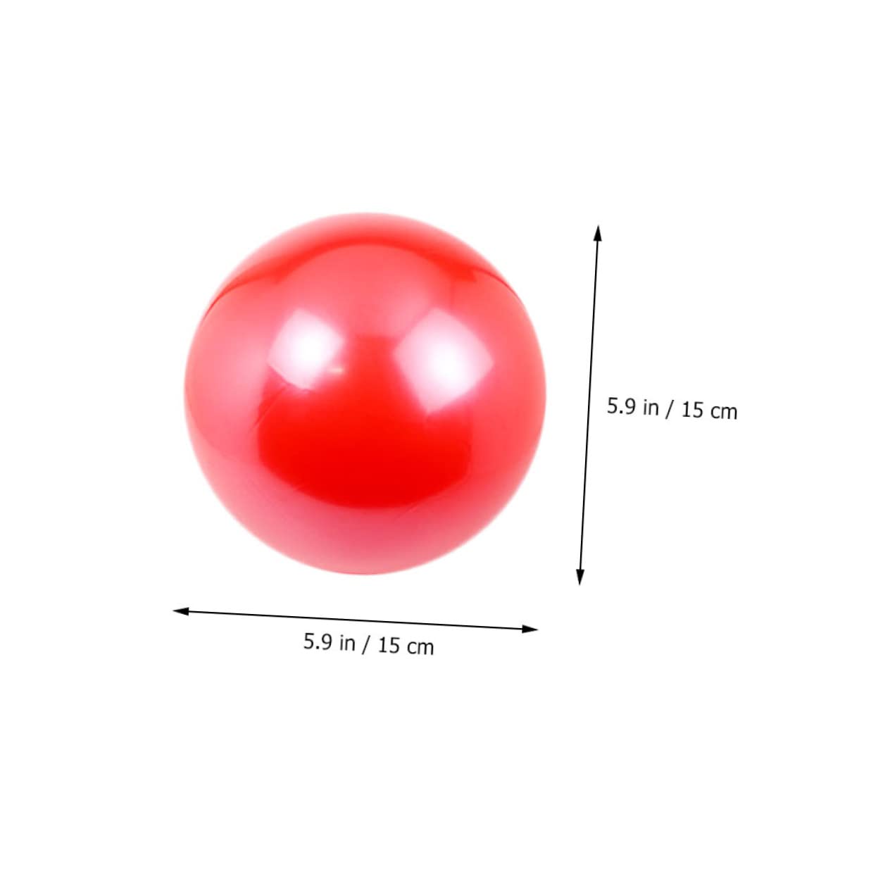 BESPORTBLE 5pcs PVC Shimmer Ball Soft Sports Balls for Indoor for Birthday Parties Games Skill Development Random Color Random Color