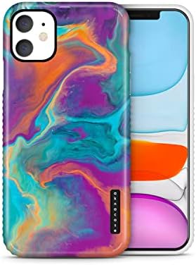 Akna iPhone 11 Case Watercolor, GripTight Series High Impact Silicon Cover with Ultra Full HD Graphics for iPhone 11 (Graphic 102110-U.K)