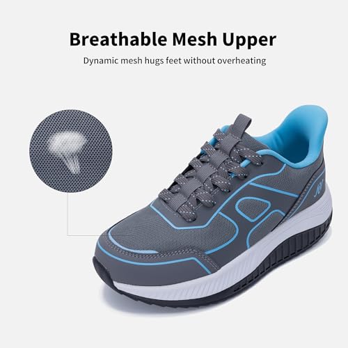 Womens Walking Shoes Arch Support Plantar Fasciitis Sneakers Cushion Pain Relief Tennis2
