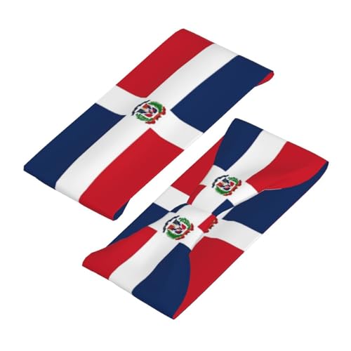Image of Cute Flag Headbands Women Men Flag Sweatband Sports Headband for Running, Cycling, Yoga Gym, Working Out