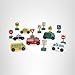 Melissa & Doug Wooden Vehicles and Traffic Signs with 6 Cars and 9 Signs