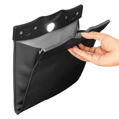 Contenedor de basura para coche de diseño compacto y luz LED