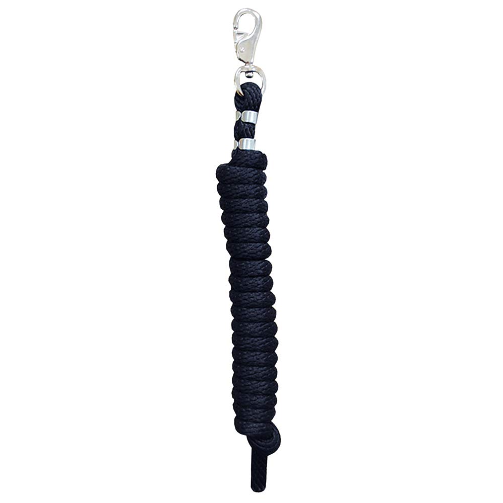 Weaver Leather Poly Lead Rope, Black, 10'