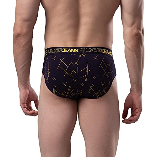 Image of Underjeans Men Cotton Blend Brief - Pack of 2