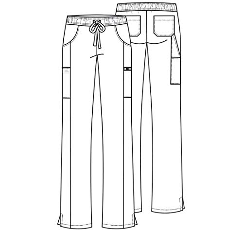 Dickies EDS Essentials Scrubs for Women, Drawstring Cargo Scrub Pants with Four-Way Stretch and Moisture Wicking DK010, S, Na Navy - image 9