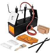 Portable Propane Forge Triple Burner with Two Doors, 2500°F /1370? Gas Forge Large Square Capacit...